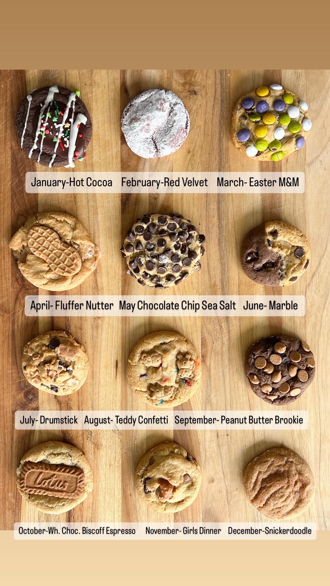 Cookie Box Subscription (6 Count Each Month)