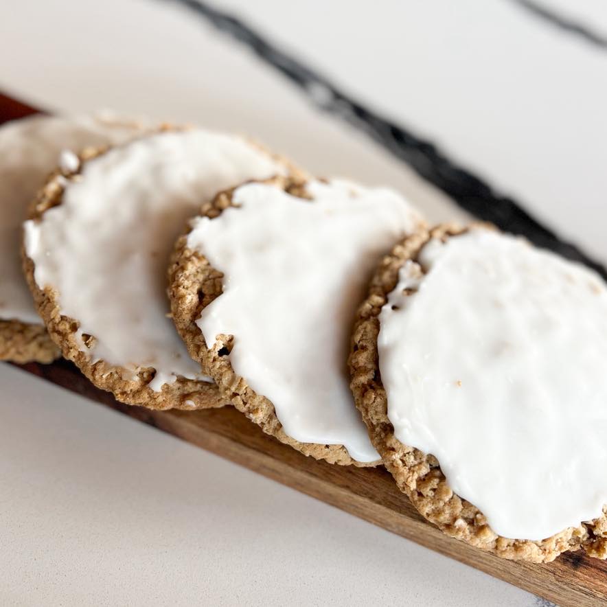 Oatmeal Raisin w/ Icing Cookies- Half Size